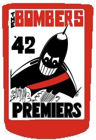 1942 Essendon Prem Stubby Holder FREE POST